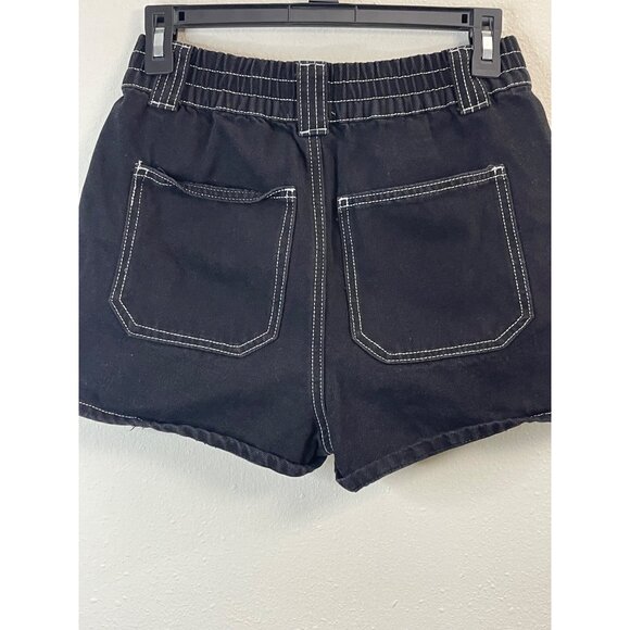 Simple Society Women's High Waist Stretch Denim Short, Size 5/27 - Picture 4 of 10